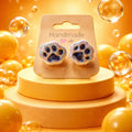 Handmade Paw Studs