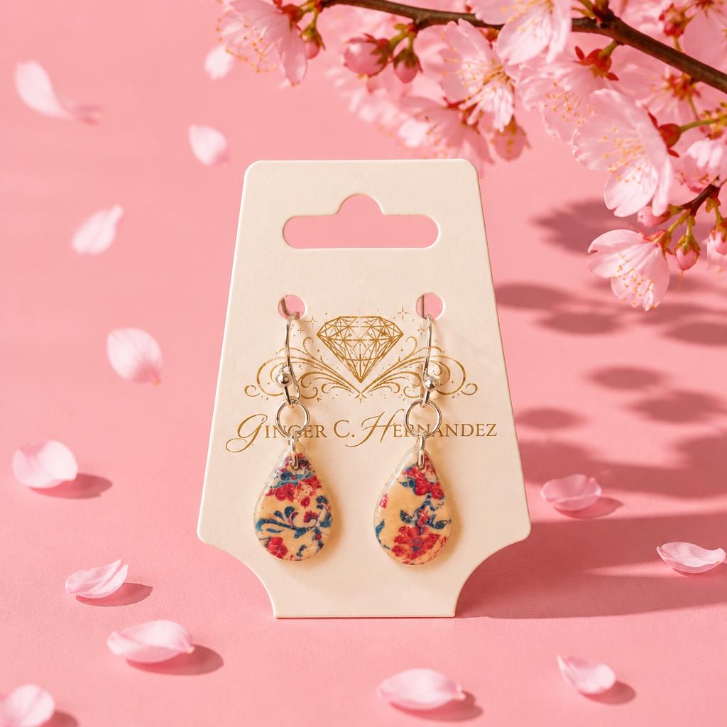 Country Cottage Floral Earrings