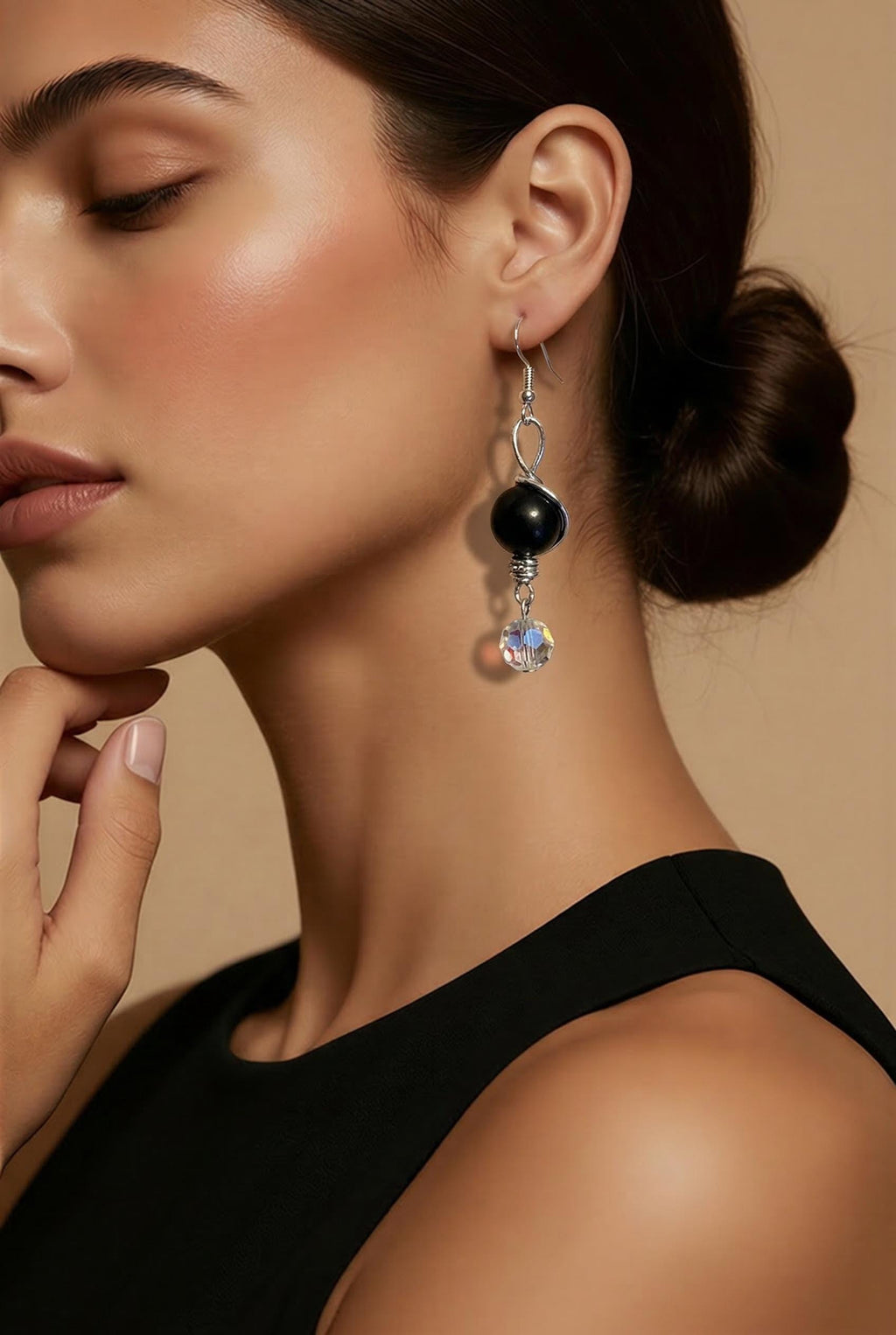 Tiered Drop Earrings