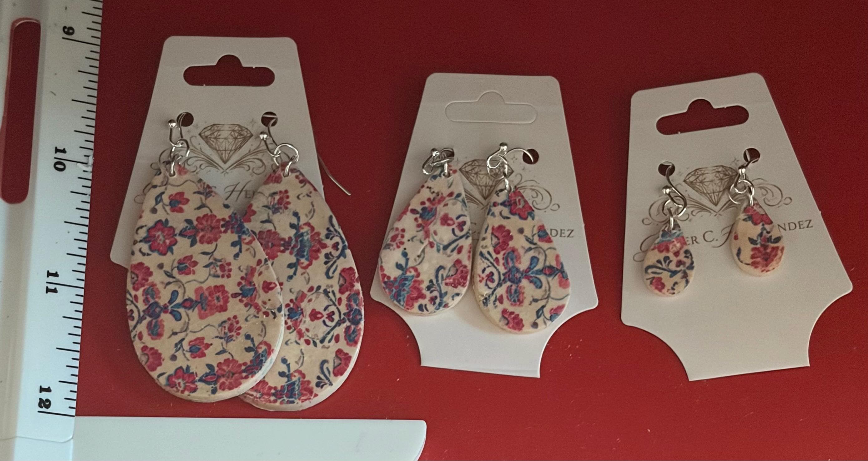 Country Cottage Floral Earrings